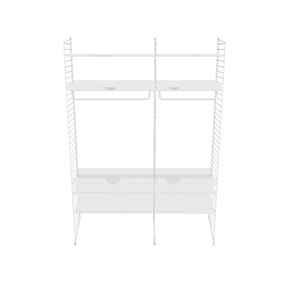Ensemble de Chambre C - 3D - Blanc