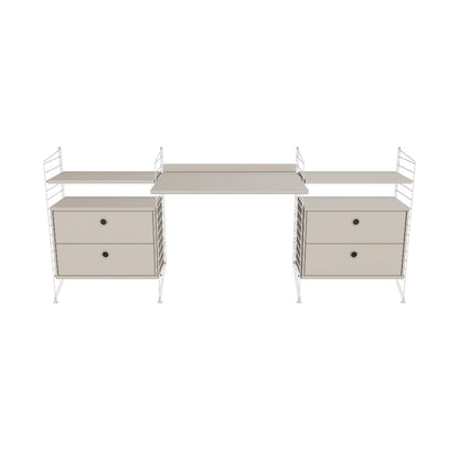 Espace de travail Workspace C - 3D - Beige-Blanc