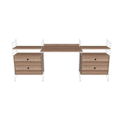 Espace de travail Workspace C - 3D - Noyer-Blanc