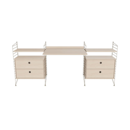 Espace de travail Workspace C - 3D - Frêne-Beige