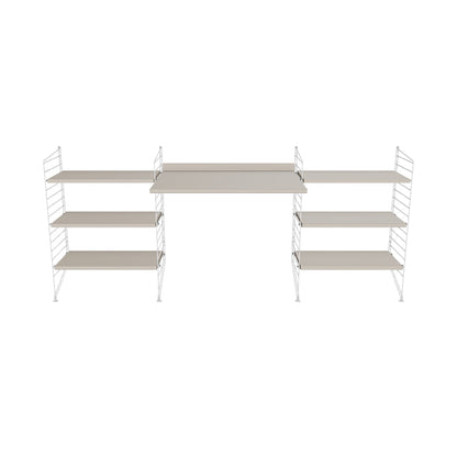 Espace de travail Workspace D - 3D - Beige-Blanc