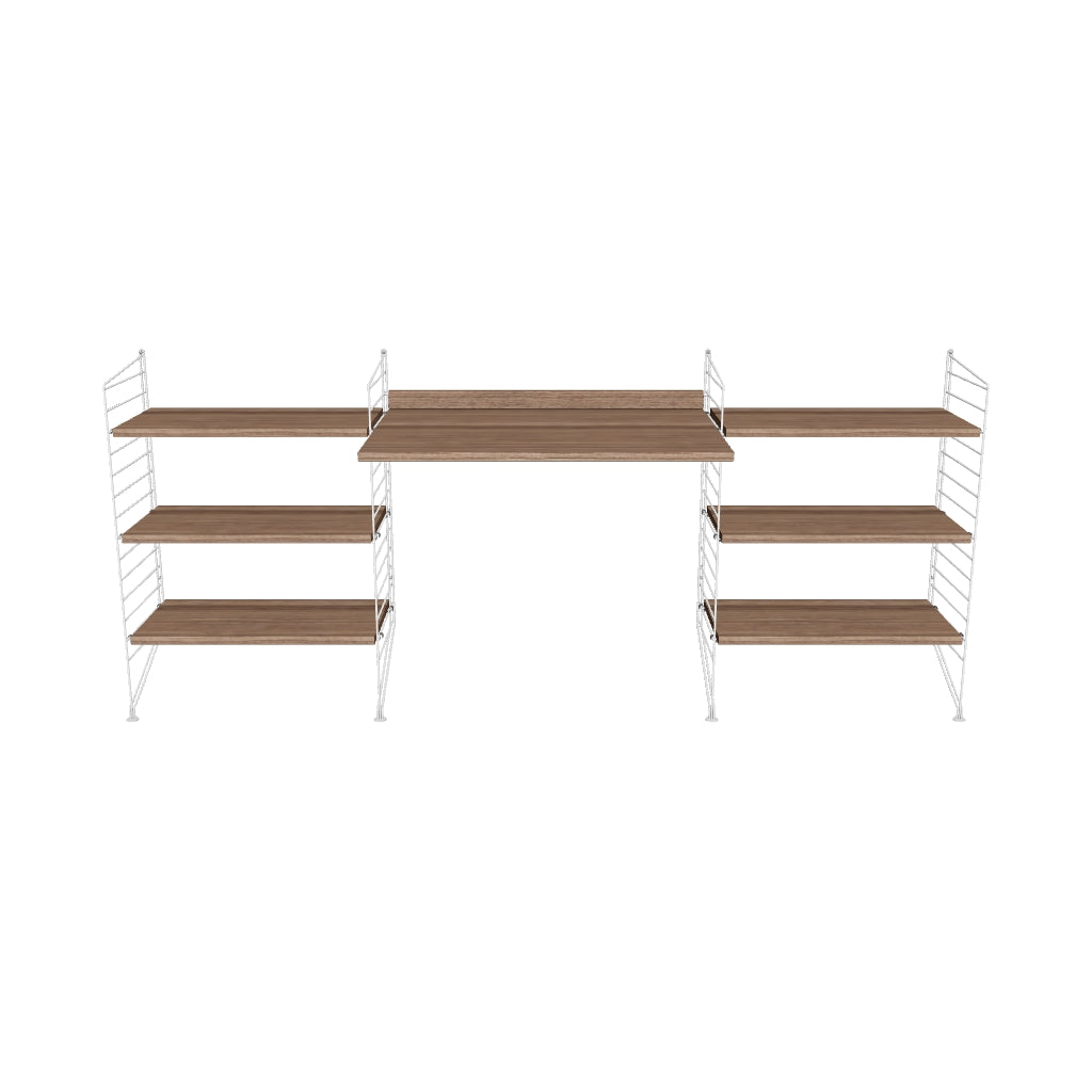 Espace de travail Workspace D - 3D - Noyer-Blanc