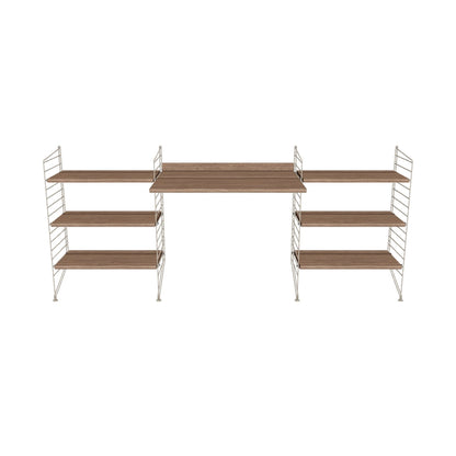 Espace de travail Workspace D - 3D - Noyer-Beige