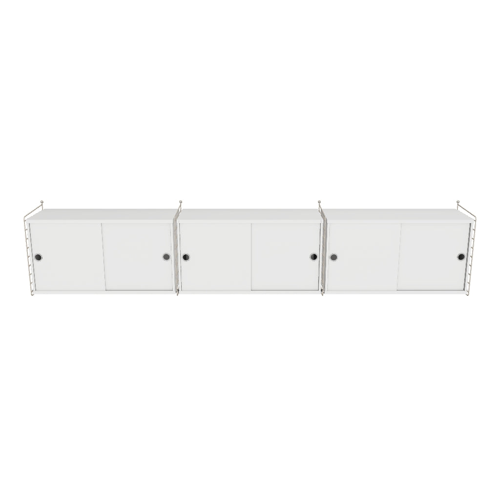 Ensemble de salon D - 3D - Blanc - Beige