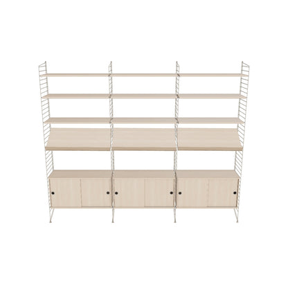 Ensemble de salon G - 3D - Beige - Frêne