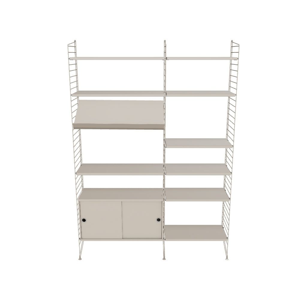 Ensemble de salon H - 3D - Beige