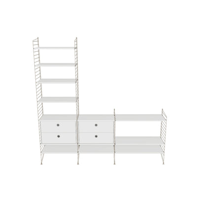 Ensemble de salon J - 3D - Beige - Blanc