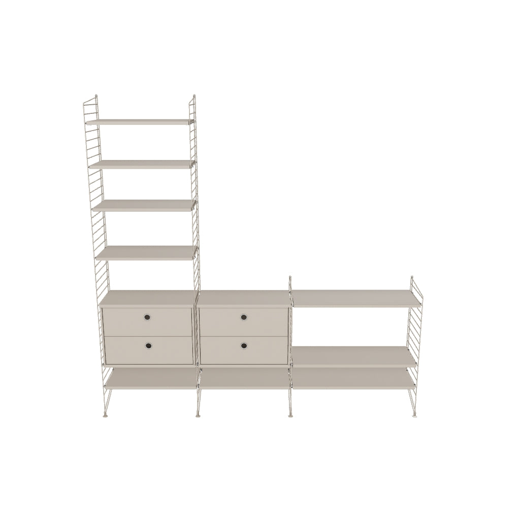 Ensemble de salon J - 3D - Beige