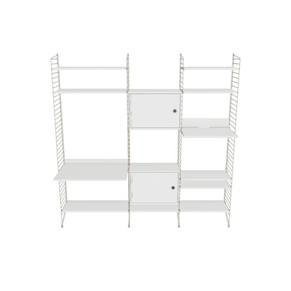 Ensemble de salon P - 3D - Blanc - Beige