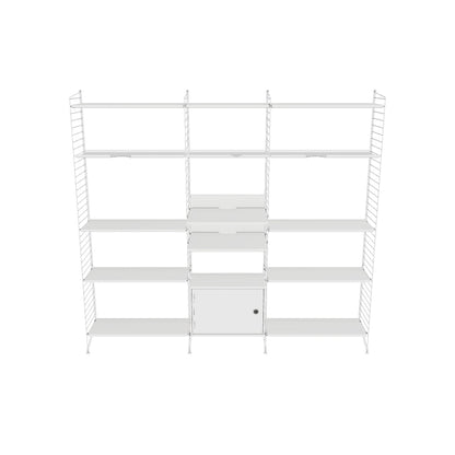 Ensemble de salon Q - 3D - Blanc | Blanc - Beige