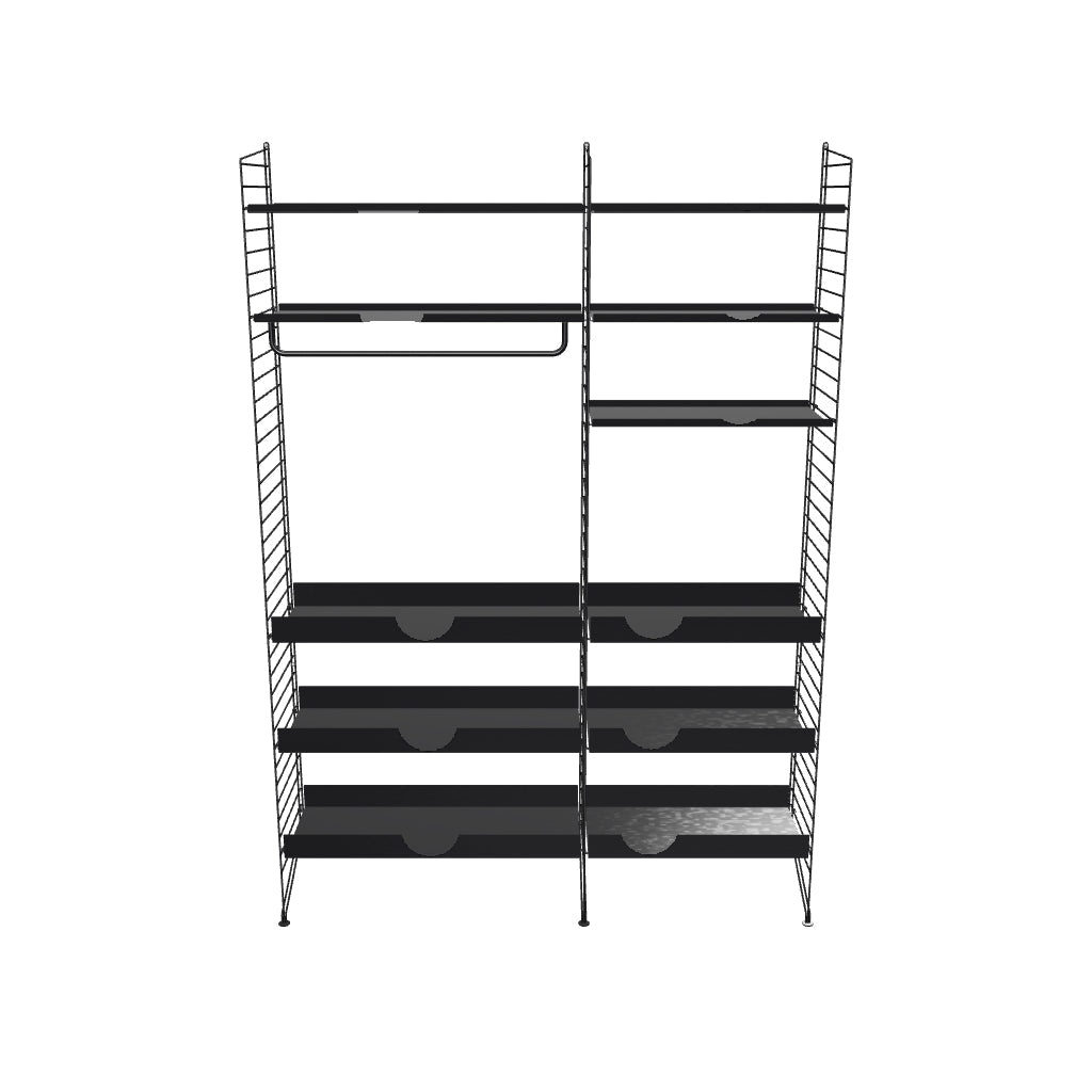 Ensemble de Cuisine F - 3D - Noir