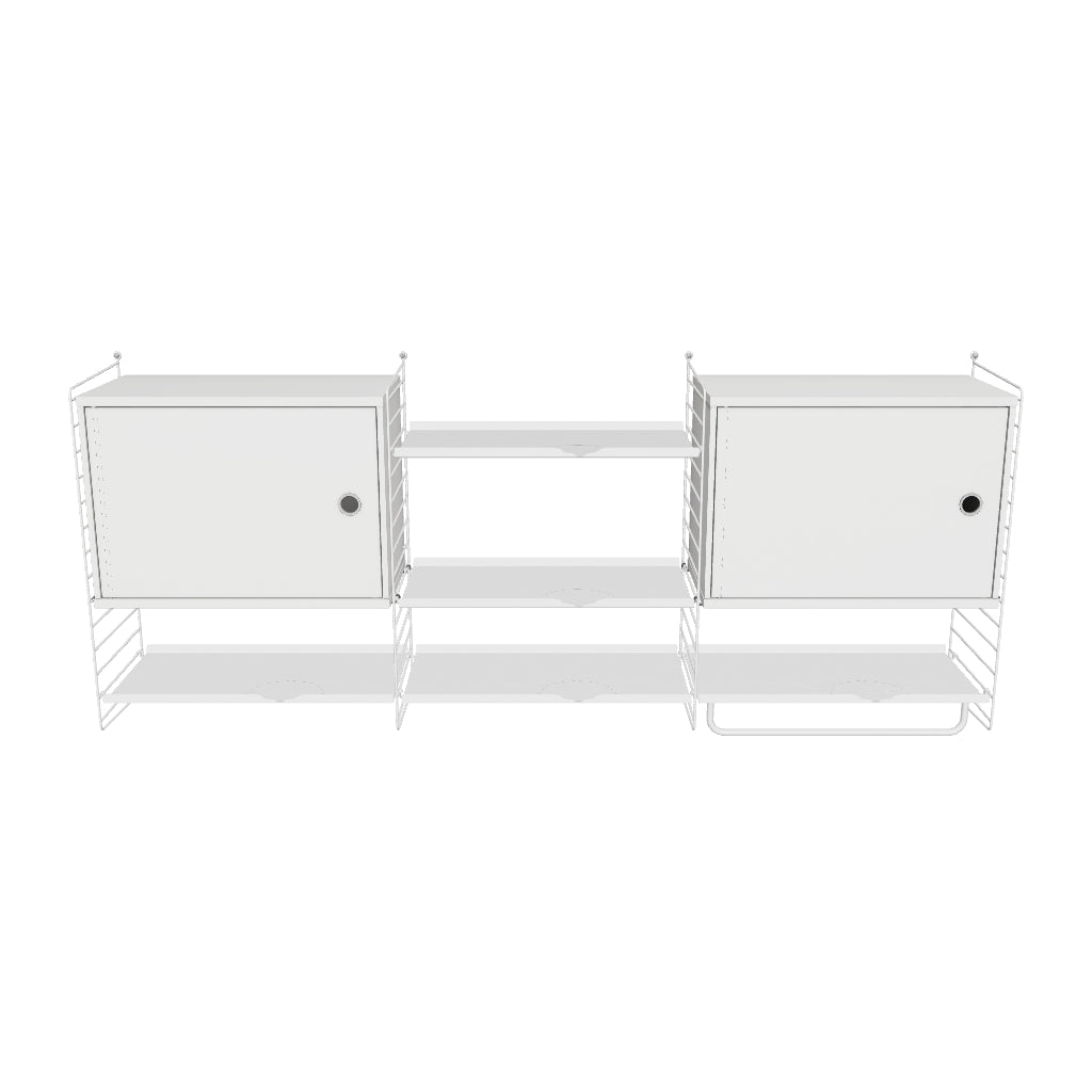 Ensemble de Cuisine M - 3D - Blanc