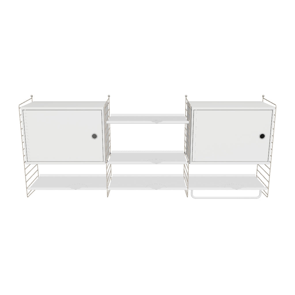 Ensemble de Cuisine M - 3D - Blanc - Beige