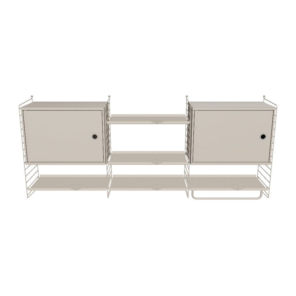 Ensemble de Cuisine M - 3D - Beige