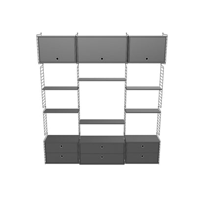 Ensemble de Cuisine N - 3D - Gris