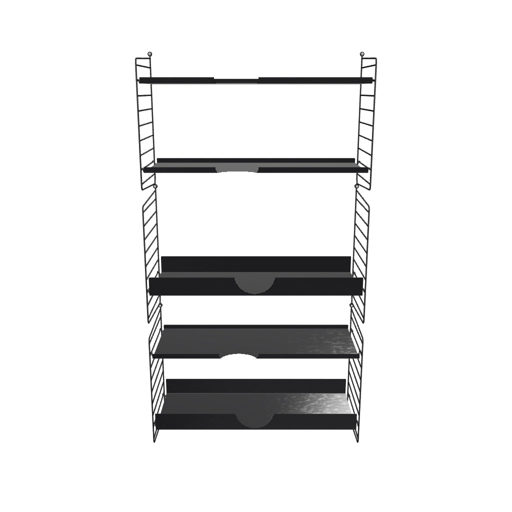Ensemble chambre d’enfant B - 3D - Noir