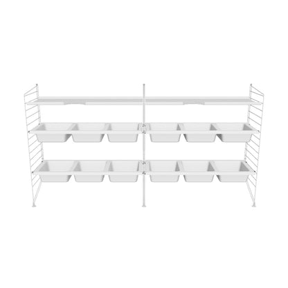 Ensemble Chambre d’enfant F - 3D - Blanc | Blanc - Beige | Blanc - Gris | Beige - Blanc
