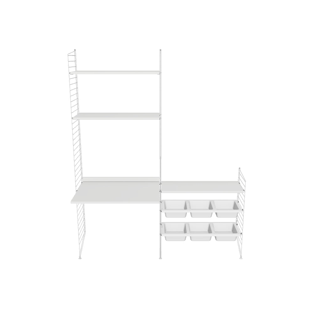 Ensemble Chambre d’enfant E - 3D - Blanc