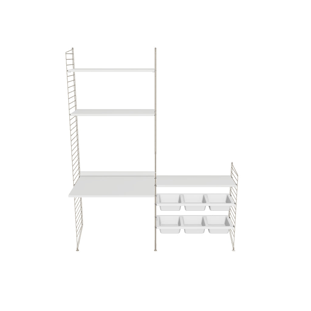 Ensemble Chambre d’enfant E - 3D - Beige - Blanc