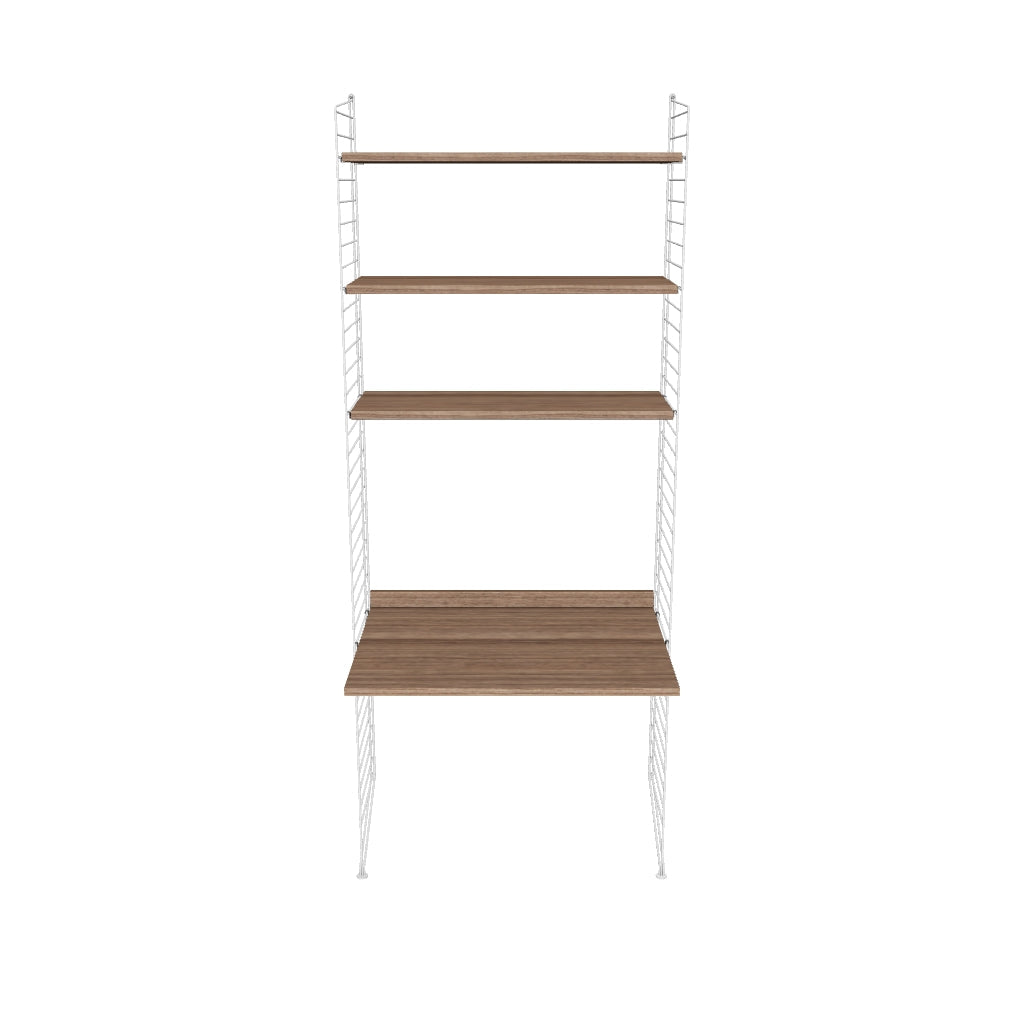 Ensemble Chambre d’enfant C - 3D - Blanc - Noyer