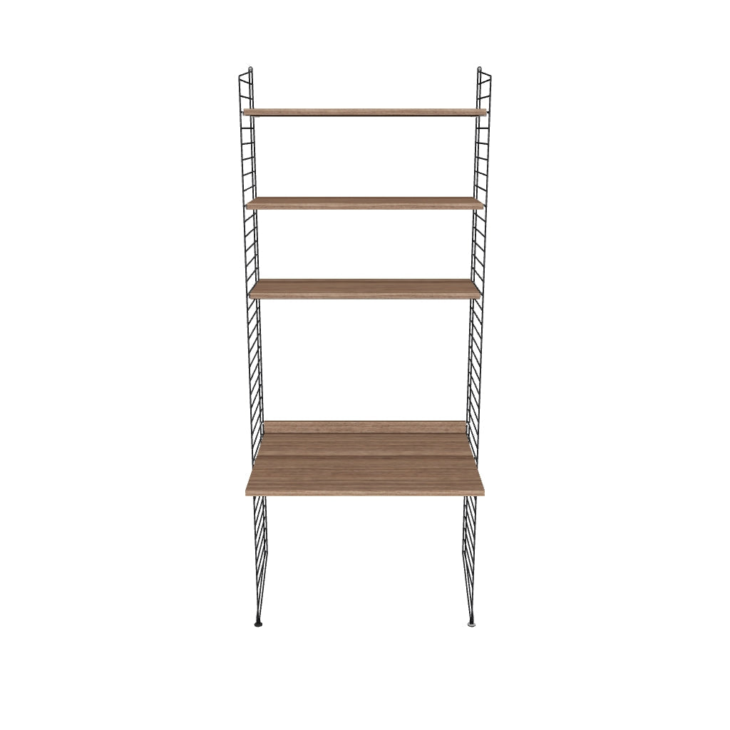 Ensemble Chambre d’enfant C - 3D - Noir - Noyer