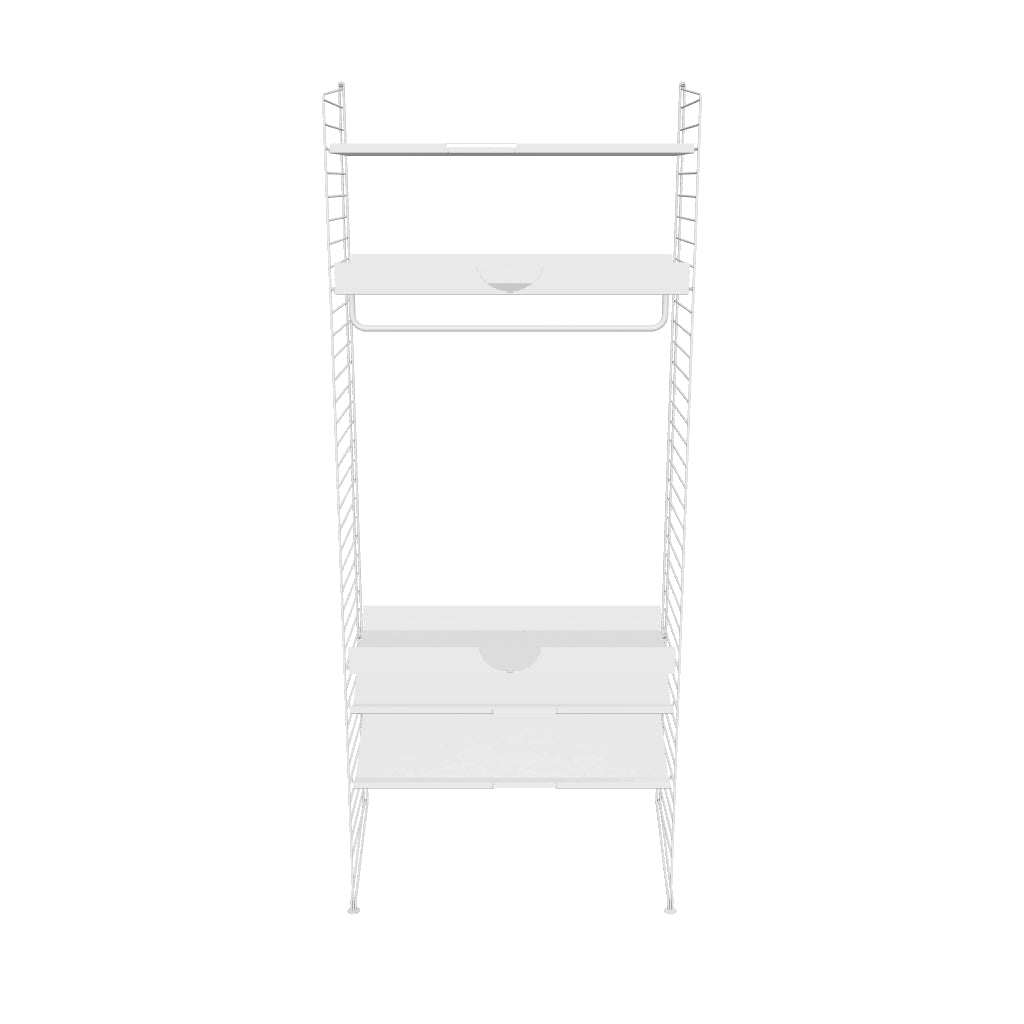 Ensemble de Chambre D - 3D - Blanc