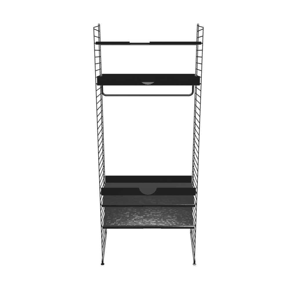 Ensemble de Chambre D - 3D - Noir