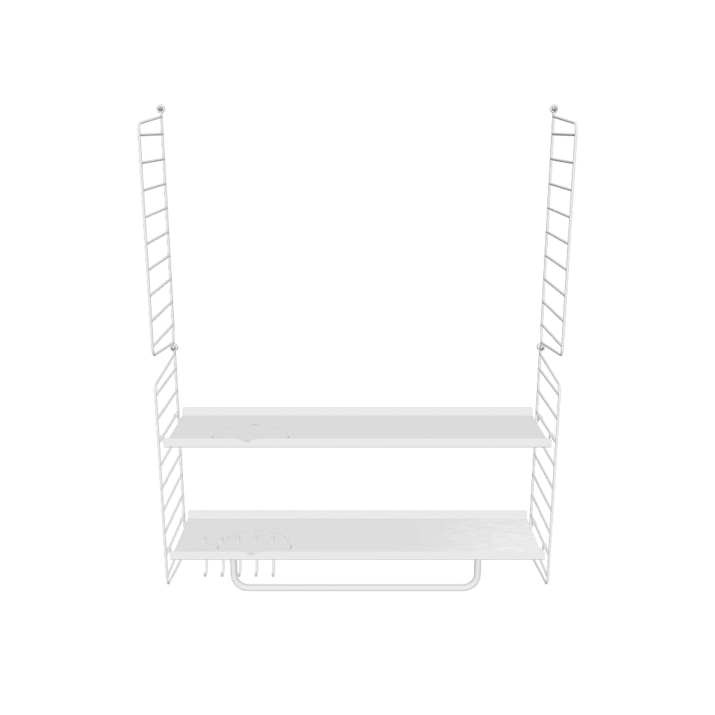 Ensemble Salle de bain C - 3D - Blanc