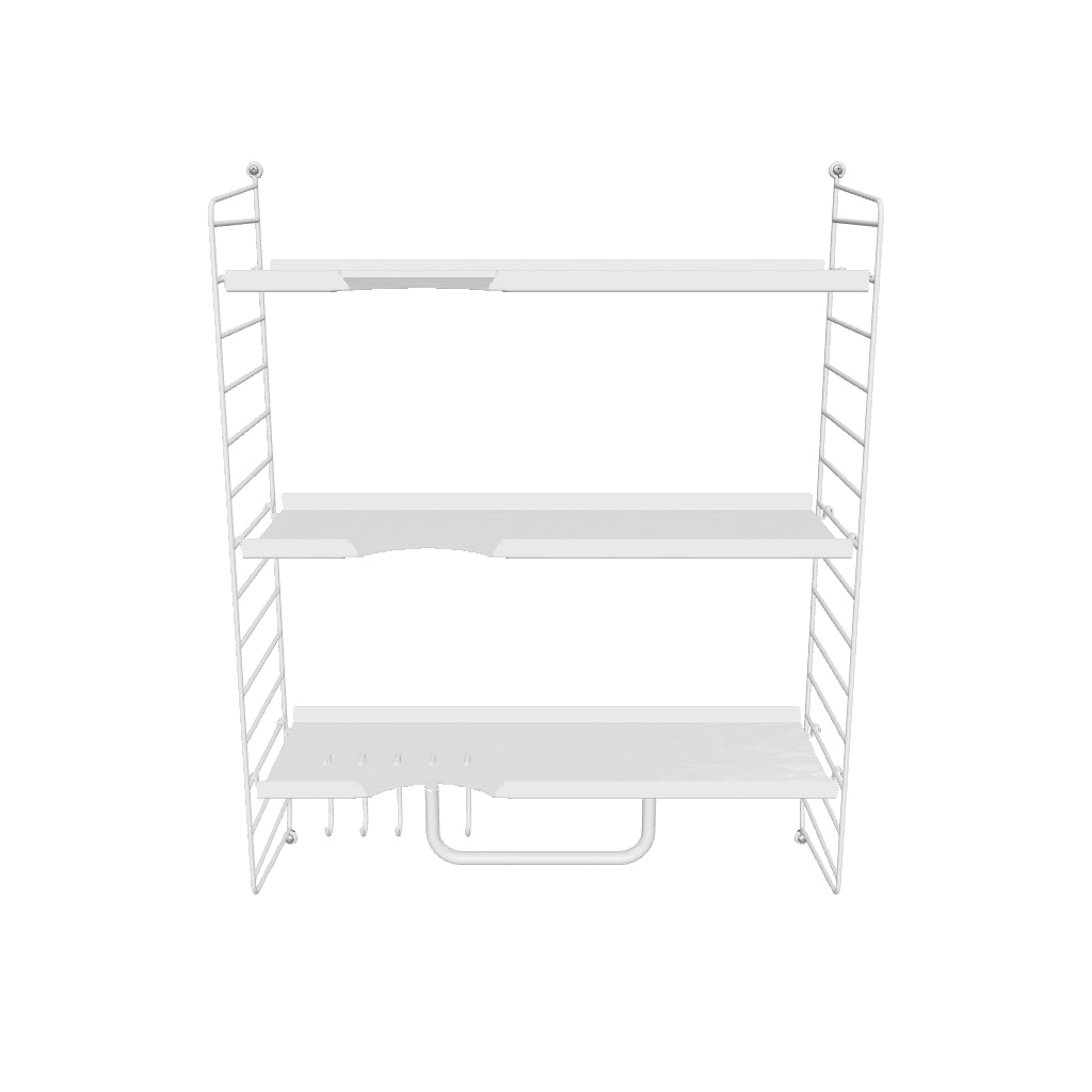 Ensemble Salle de bain G - 3D - Blanc