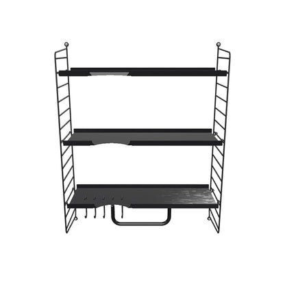 Ensemble Salle de bain G - 3D - Noir
