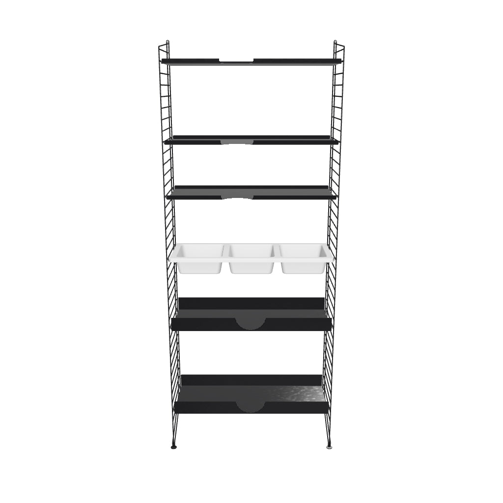 Ensemble Salle de bain L - 3D - Noir
