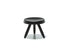 Tabouret Berger - Cassina-packshot en chêne teinté noir-The Woods Gallery
