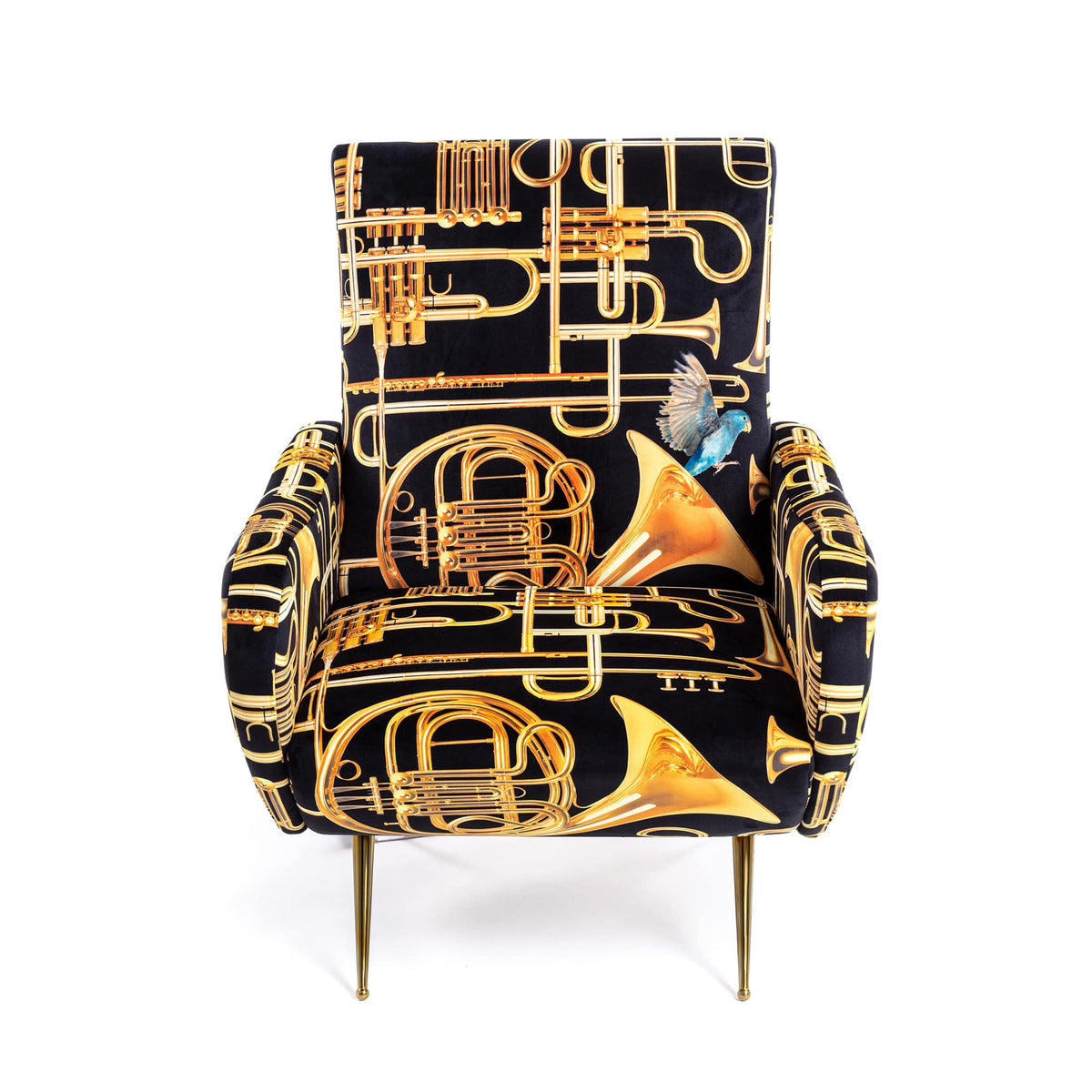 Fauteuil Trumpets de ToiletPaper - Seletti-vue 1-The Woods Gallery