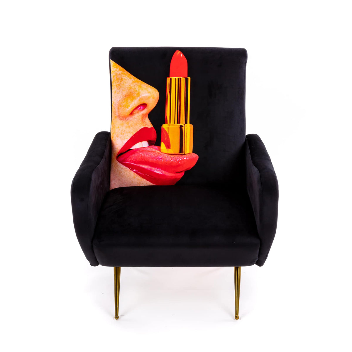 Fauteuil Tongue de ToiletPaper - Seletti-vue 1-The Woods Gallery