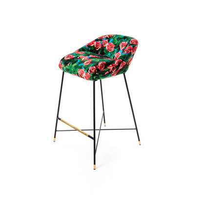 Tabouret haut Roses de ToiletPaper - Seletti-vue 2-The Woods Gallery