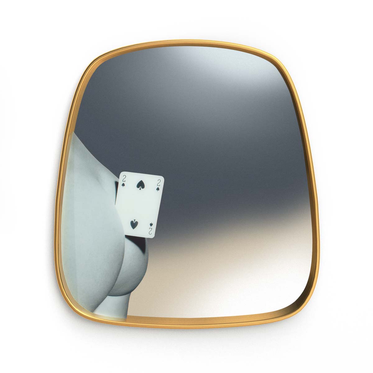 Miroir Two of Spades de ToiletPaper - Seletti-vue 1-The Woods Gallery