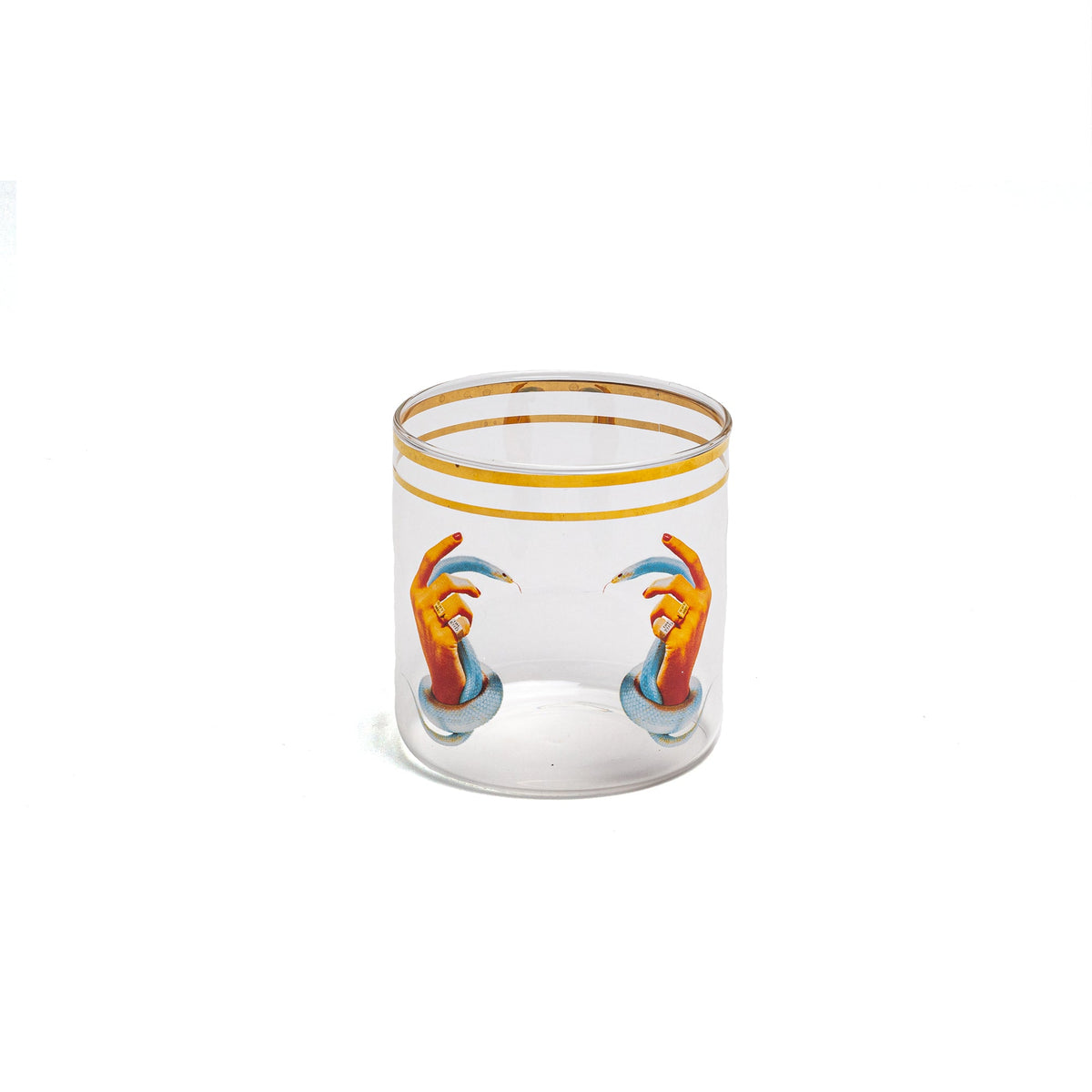 Verre Hands With Snakes 8,5 cm de ToiletPaper - Seletti-vue 1-The Woods Gallery