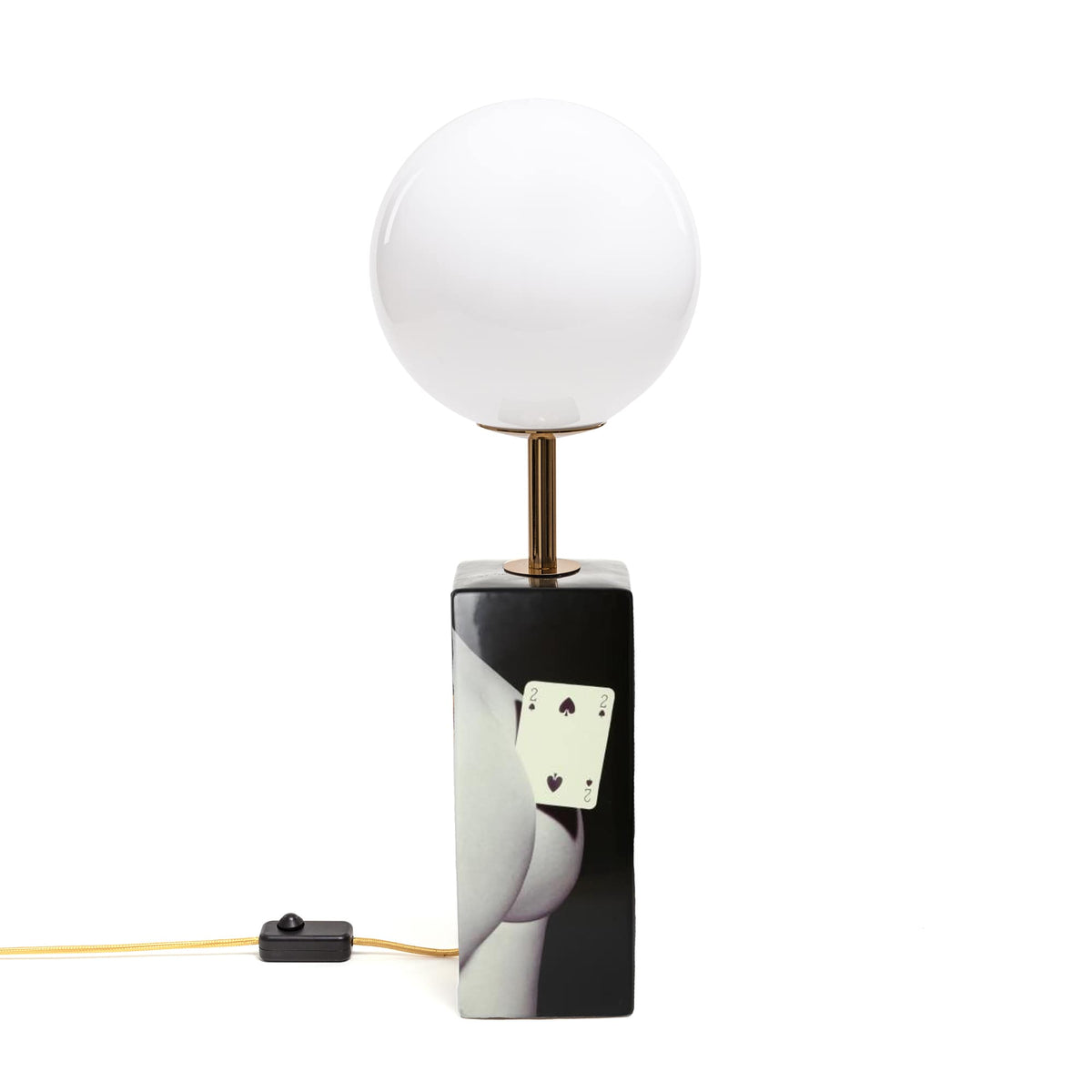 Lampe à poser Two Of Spades de ToiletPaper - Seletti-vue 4-The Woods Gallery