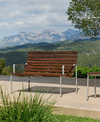 Banc lounge avec accoudoirs Traverse d&