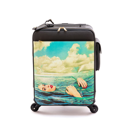 Valise Trolley Sea Girl de ToiletPaper - Seletti-vue 10-The Woods Gallery