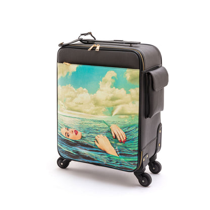 Valise Trolley Sea Girl de ToiletPaper - Seletti-vue 12-The Woods Gallery