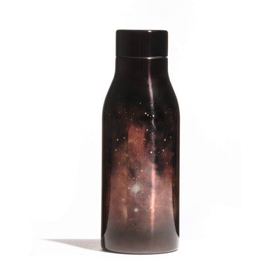 Bouteille isotherme Cosmic Water on Mars de Diesel Living - Seletti-bouteille noire imprimée, une nébuleuse rouge et ocre-Seletti