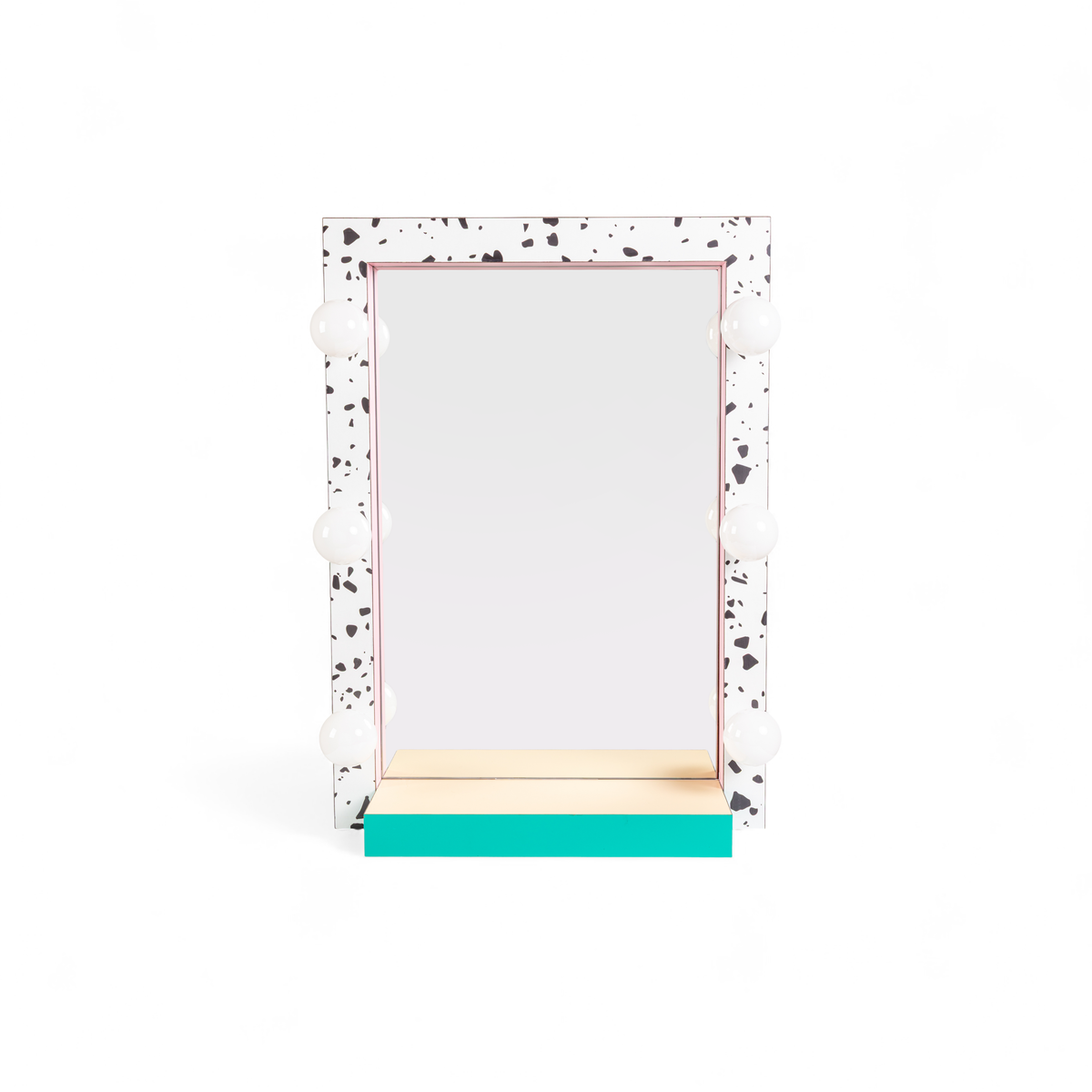Miroir lumineux Super Mirror Terrazzo de Hello Again - Seletti-vue 5-The Woods Gallery