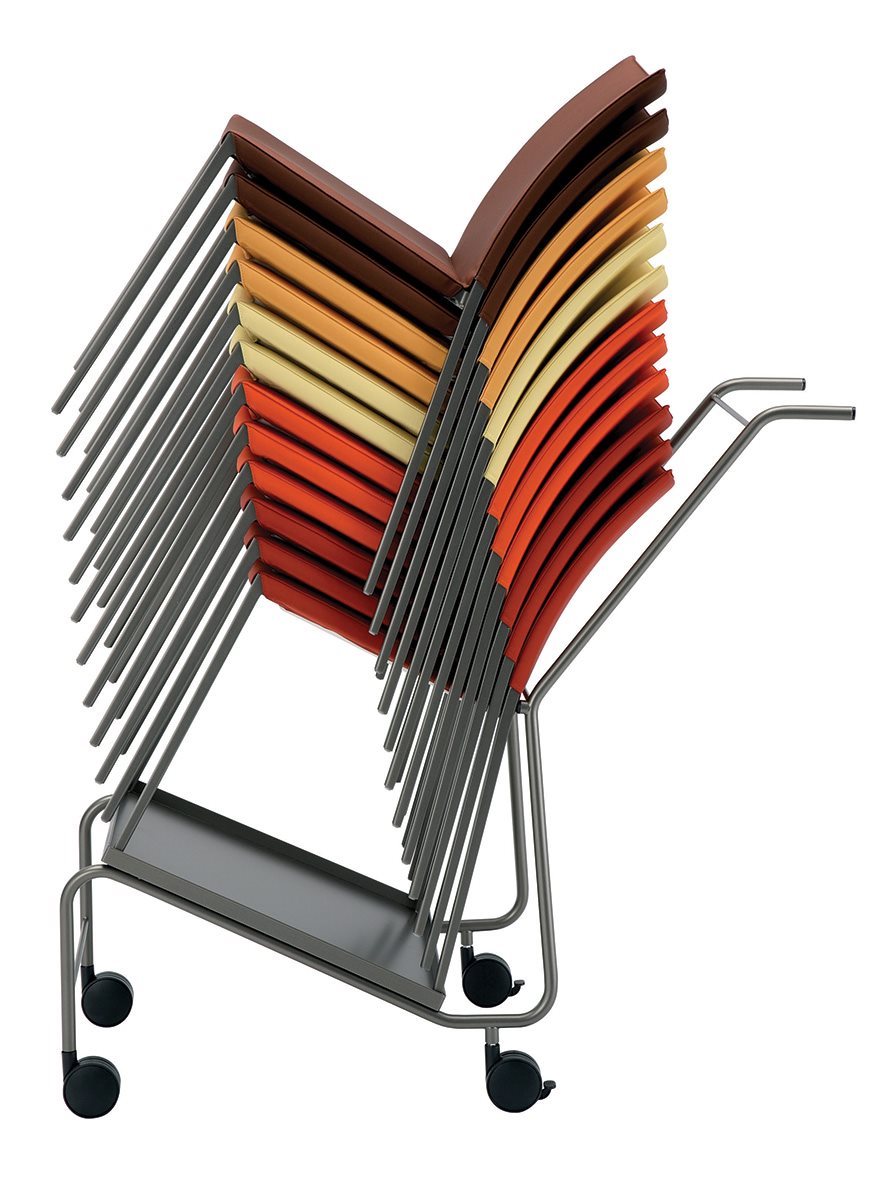 Chaise empilable Talia 2080 de Roberto Barbieri - Zanotta, vue 2 - Zanotta