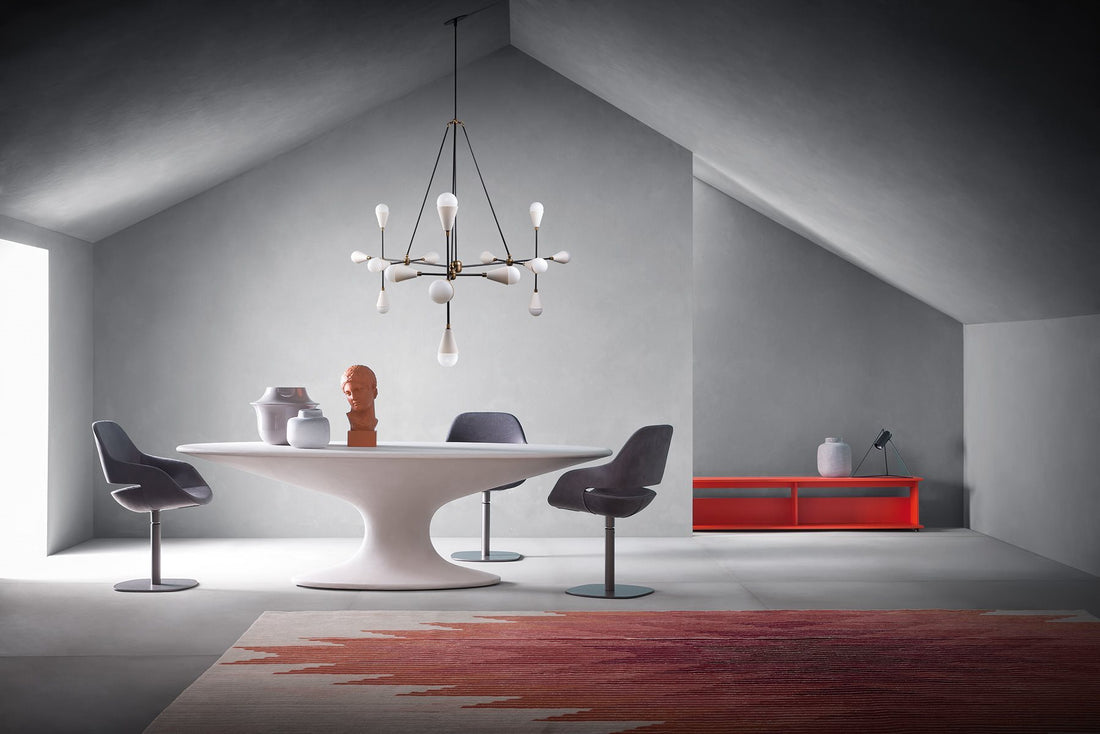 Table Fenice 2574 de Piero Bottoni - Zanotta, vue 2