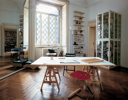 Table de travail Leonardo 2650 de Achille Castiglioni - Zanotta, vue 2
