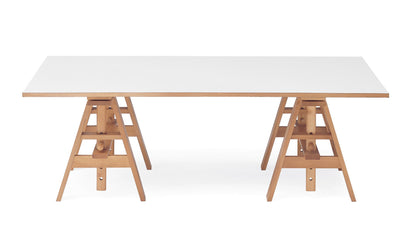 Table de travail Leonardo 2650 de Achille Castiglioni - Zanotta, vue 1