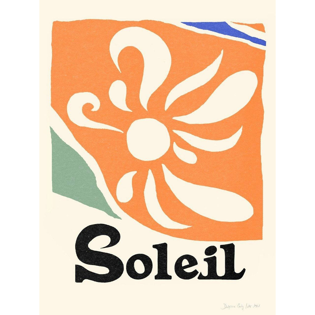 Affiche Soleil 60 cm x 80 cm - Été 1981-The Woods Gallery