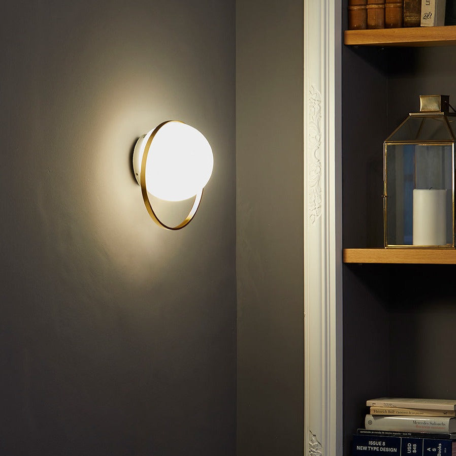 Applique murale Circ - Estiluz-Noir utilisation intérieure-The Woods Gallery