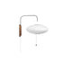 Applique murale "Saucer Wall Sconce" de George Nelson - Hay-S W44.5 X D59 X H42.5-The Woods Gallery